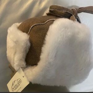 New Genuine Shearling Sheepskin Hat